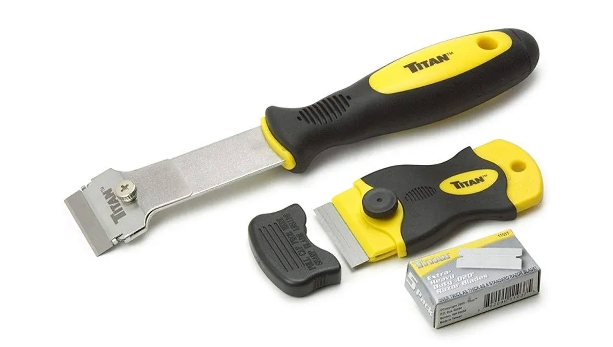 Titan 17002 Multi-Purpose Razor Scraper Set, 2-Piece