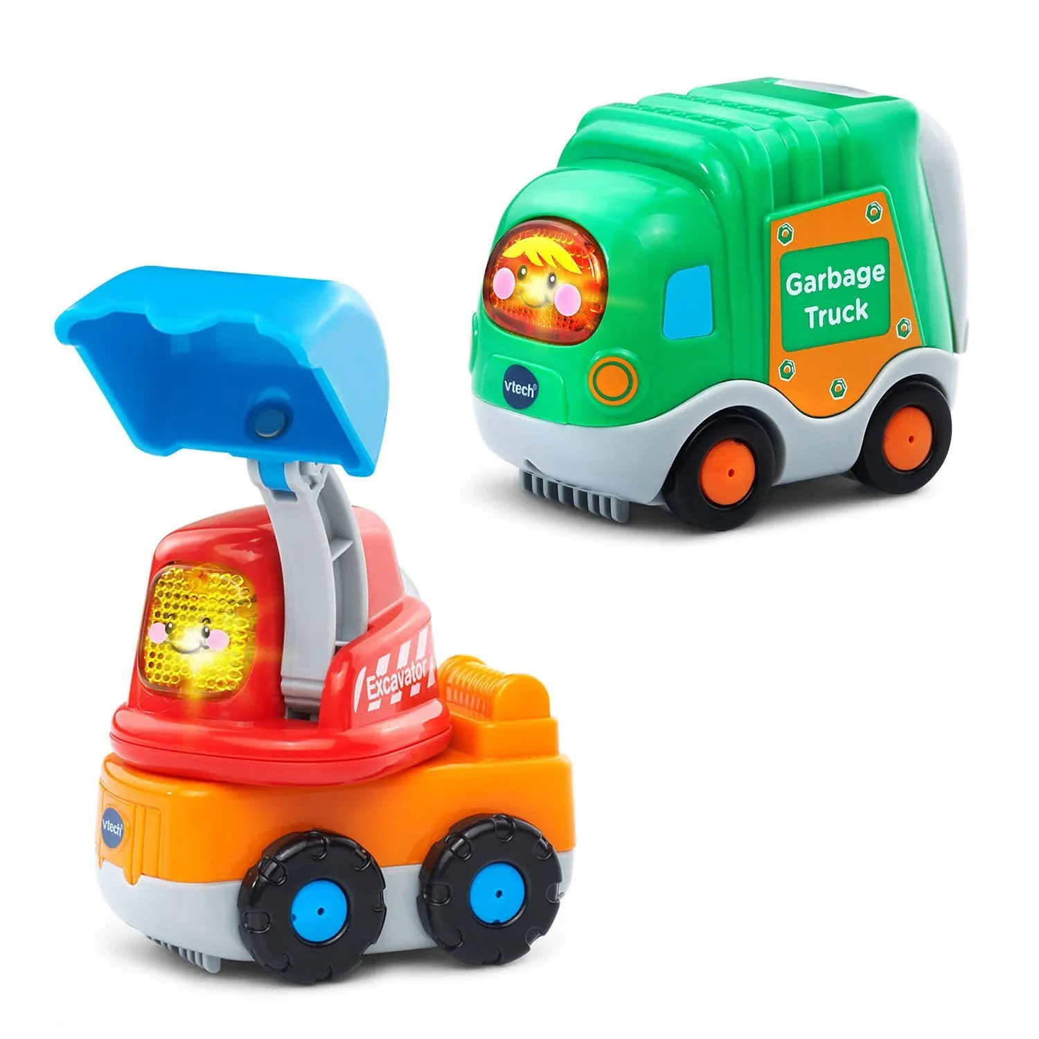 VTech Go! Go! Smart Wheels Garbage Truck and Excavator