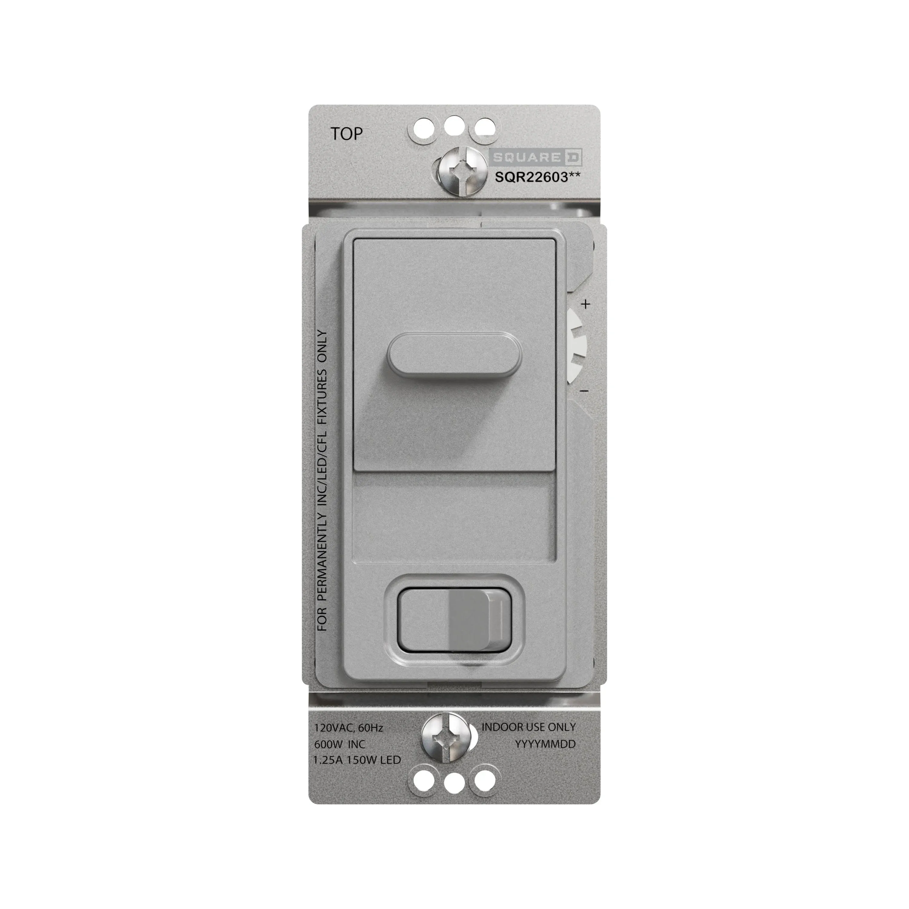 Square D SQR22603GY 600W Dimmer Switch