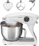 Instant Pot Instant Stand Mixer Pro,600W 10-Speed Electric Mixer with Digital Interface,7.4-Qt Stainless Steel Bowl,Dishwasher Safe Whisk,Dough Hook and Mixing Paddle,Pearl