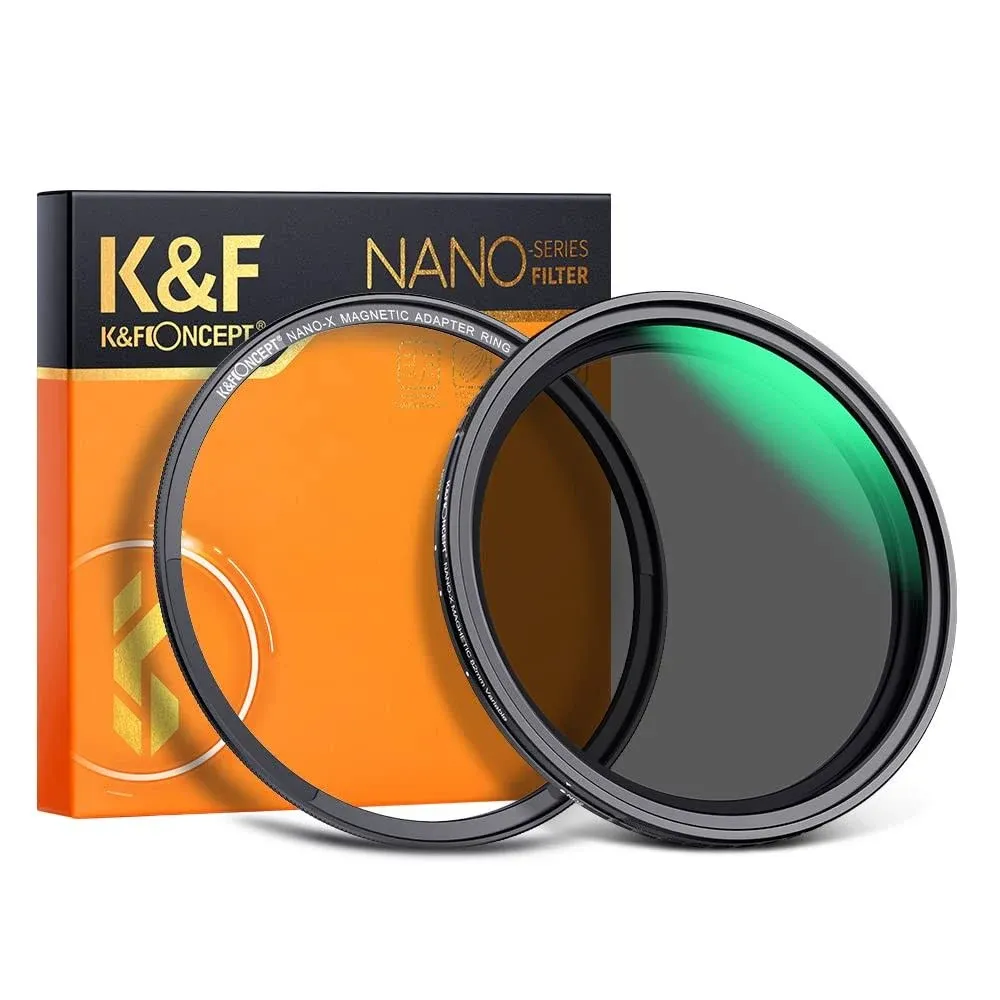 K&F Concept Variable ND Filter ND2-32 Adjustable Fader Neutral Density ND2