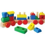 Melissa &amp; Doug Classic Toy Wooden Stacking Train Play Set