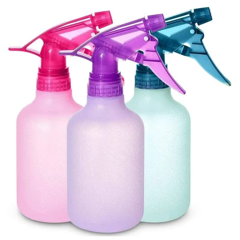 Refillable Stream and Spray Colored Squirt Bottles - 12Oz Refillable Mister Bott