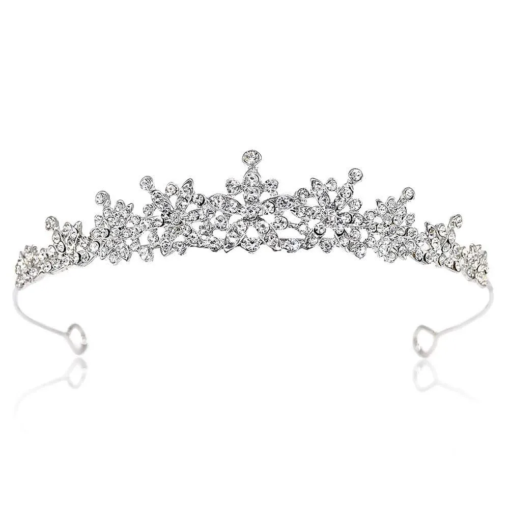 Rhinestone Crystal Tiaras and Crowns Headband For Women Birthday Pageant Wedding Prom Princess Crown