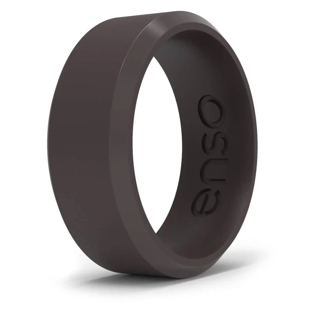 Enso Rings Bevel Classic Silicone Wedding Ring - Hypoallergenic Unisex Wedding ...