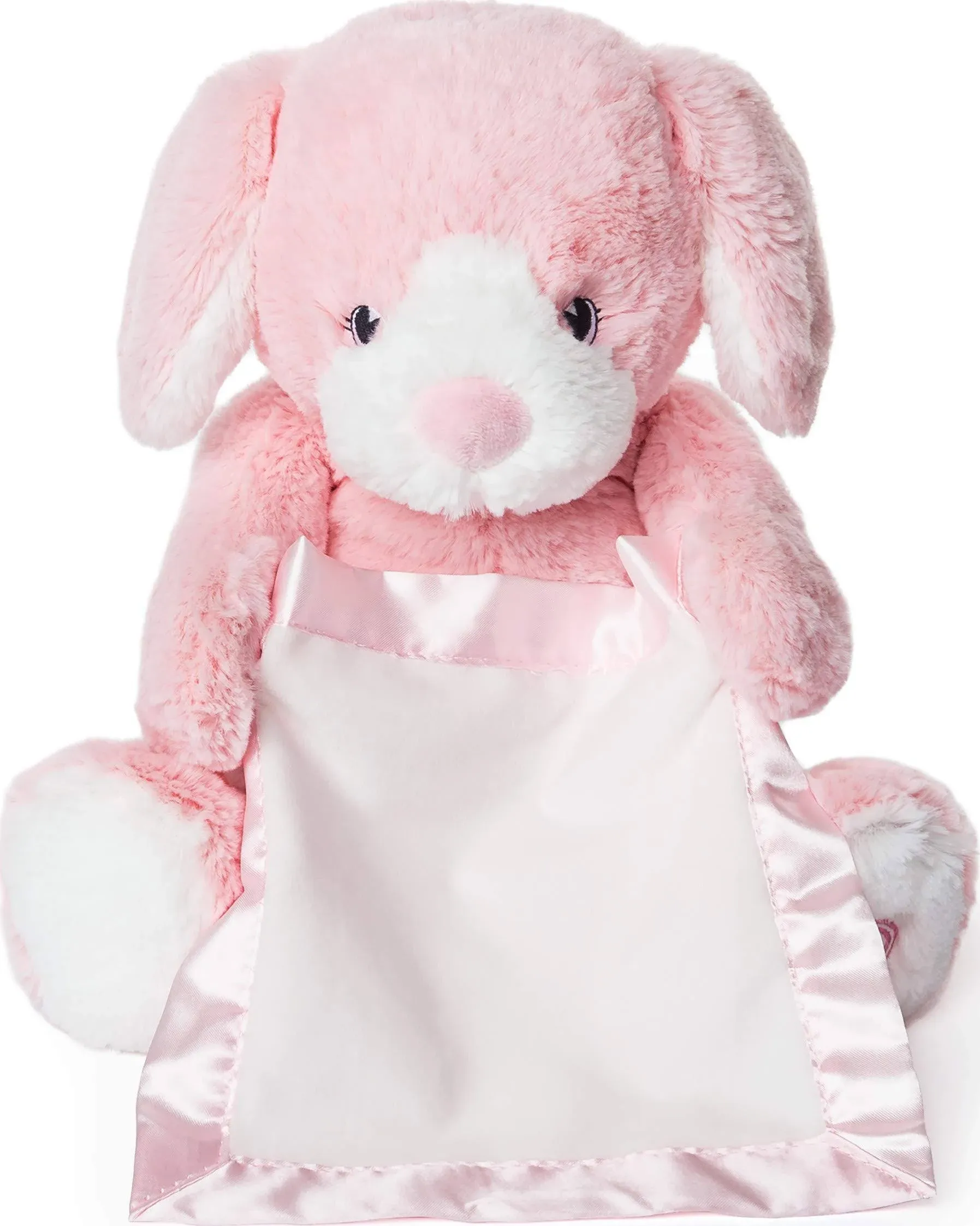 Pink Peek- A- Boo Puppy 10&quot; Talking/Playing by Spin Master Stuffed Plush Animal