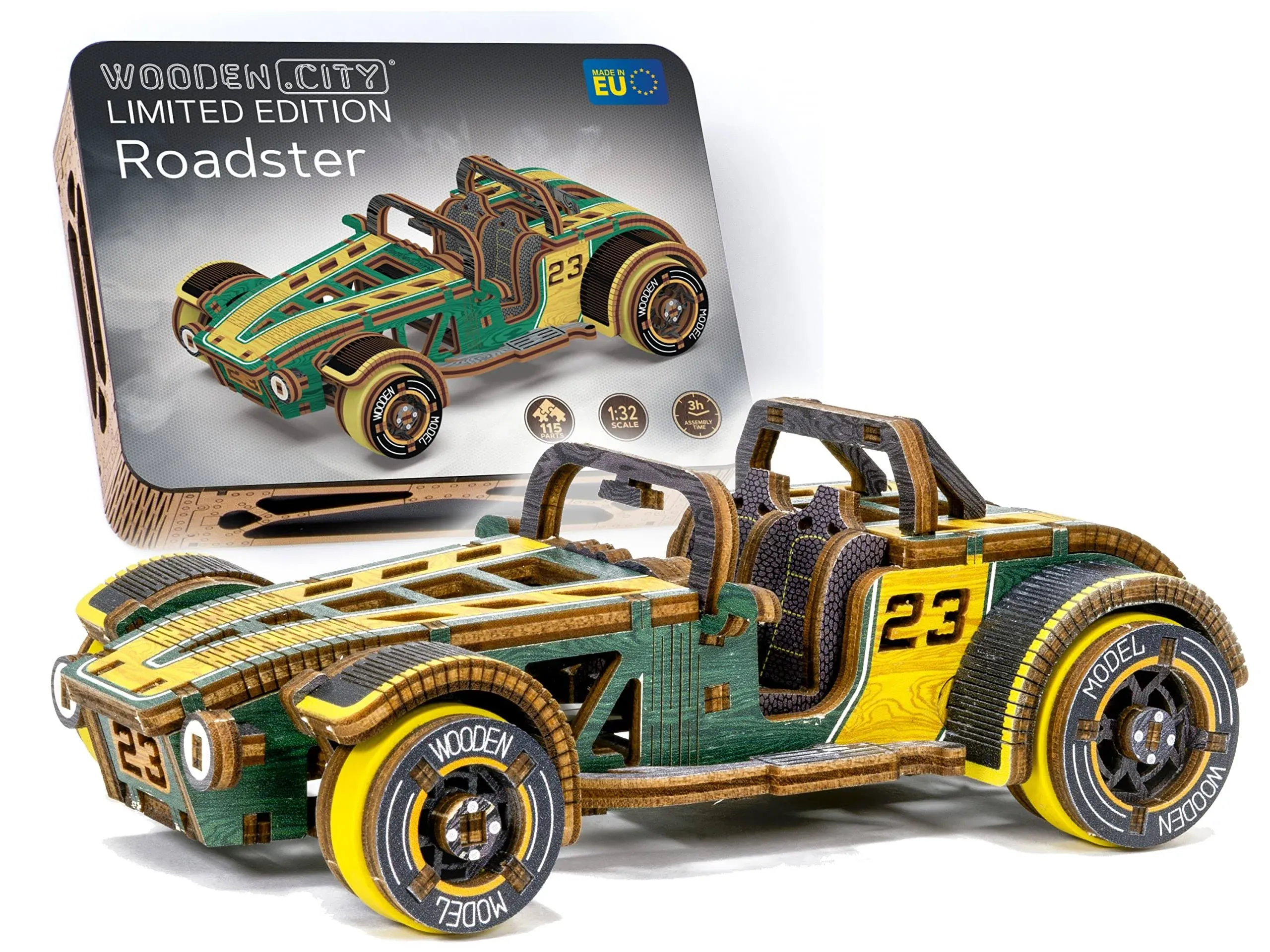 Roadster Limited Edition  - 3D Wooden Mechanical Model