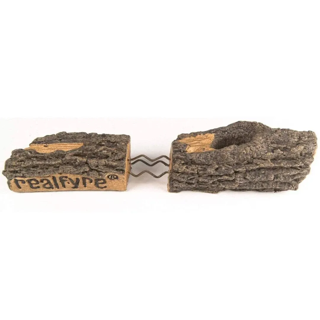 Real Fyre Charred Oak Vented Gas Logs CHD