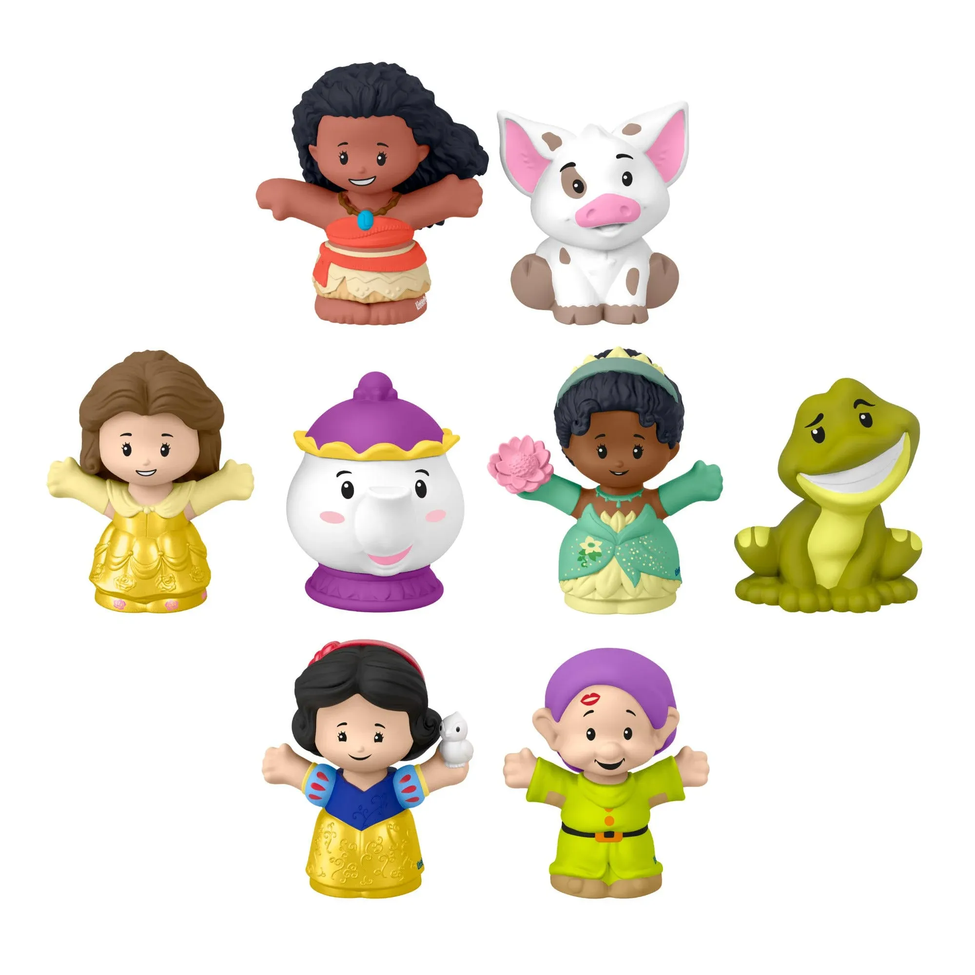 Fisher-Price Little People Disney Princess Story Duos 8-Pack Figures