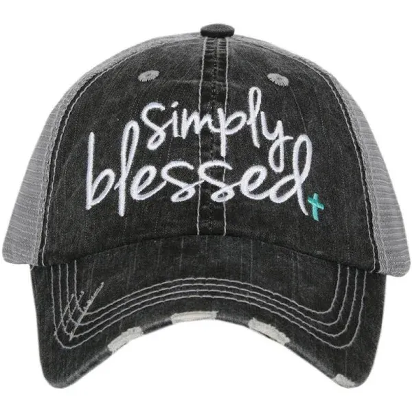 Katydid Simply Blessed Women's Trucker Hat, Size: One size, Gray