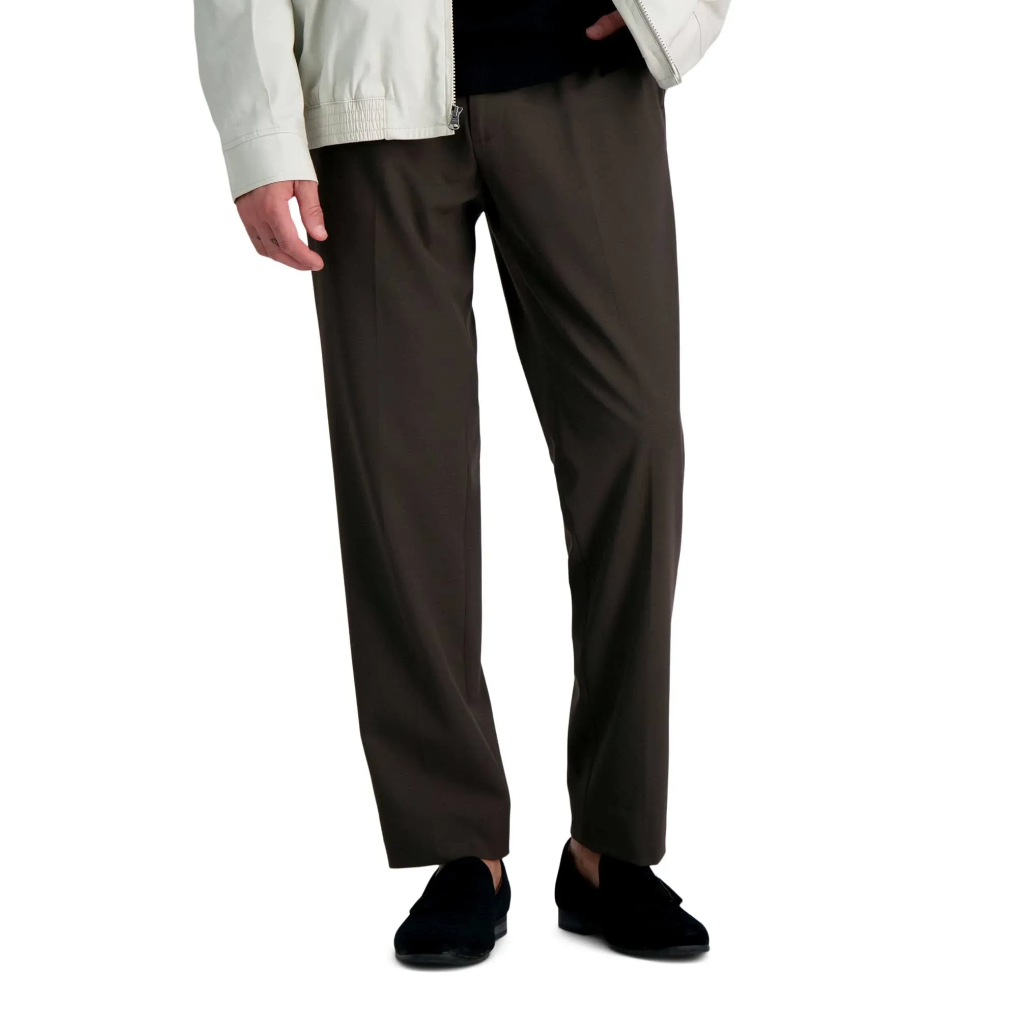 J.M. Haggar 4 Way Stretch Dress Pant Brown