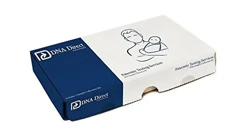 DNA Direct Paternity Test Kit - All Lab Fees & Shipping to Lab Included - at Home Collection Kit for Father and Child - Results in 1-2 Business Days