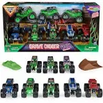 Monster Jam Grave Digger 40th Anniversary 8-Pack Monster Trucks