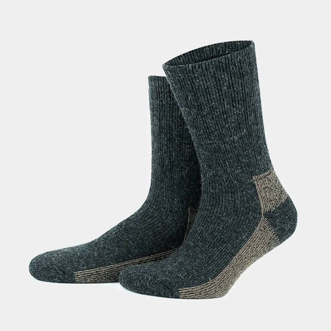 GoWith Unisex Alpaca Wool Terry-Lined Hiking Boot Socks | 1 Pair | Model: 6005 ...