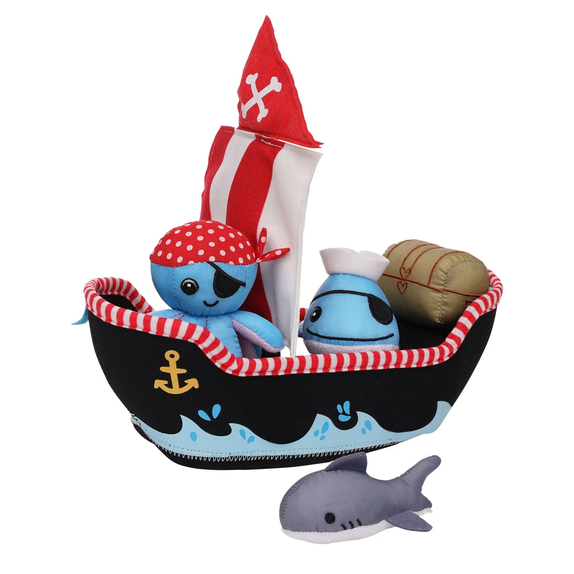 Manhattan Toy Pirate Ship Floating Fill N Spill Bath Toy