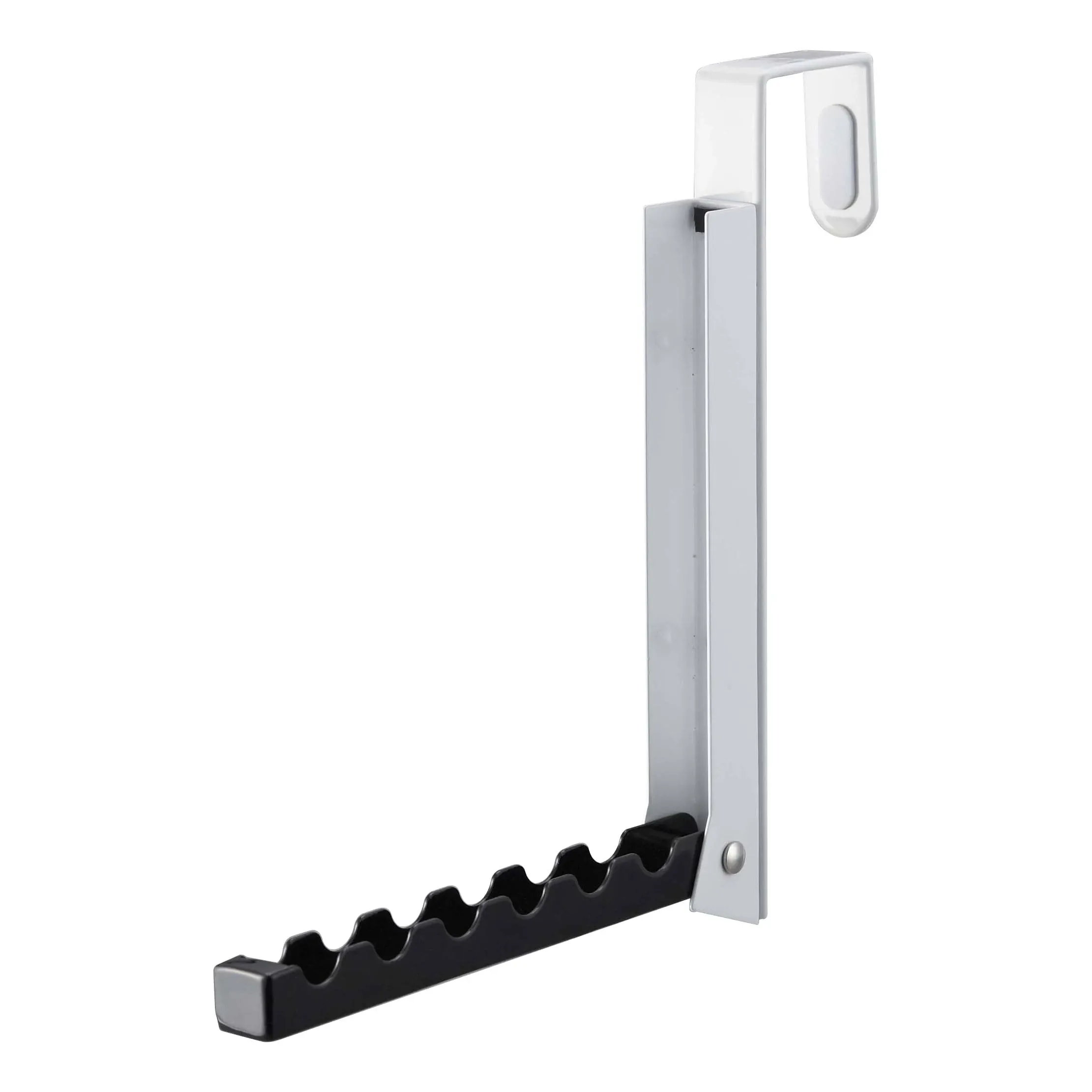 Yamazaki Home Over-the-Door Hook, Steel, 2-Hook, Holds 15.4 lbs - L 8.07 x W 0.79 x H 9.25 inches