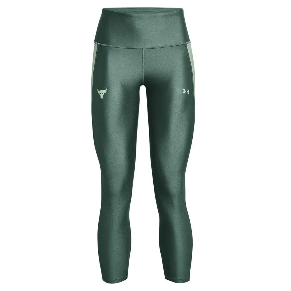 Under Armour Project Rock Compression Leggings, Size XS, Green