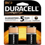 Duracell 9V Alkaline Batteries 2-Pack