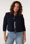 Ba&Sh Women's Gaspard Crewneck Cardigan Sweater