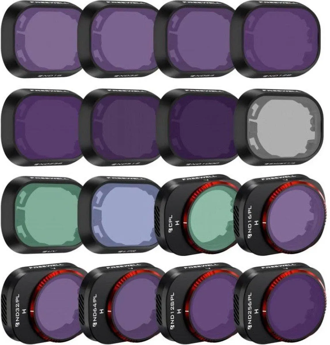 Freewell DJI Mini 4 Pro Mega Filters 16 Pack