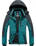 GEMYSE Women's Mountain Waterproof Ski Snow Jacket Rain Winter Jacket Coat Hooded Windproof Parka