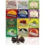 Hem 12 Assorted Boxes of Incense Cones, (120 total)| Natural Fragrance For Aromatic Rooms | Odor remover Incense For Stress Relief & Relaxation