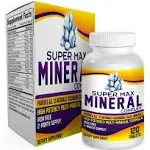 2-Month Multimineral Supplement (Iron Free) with 72 Trace Minerals - Natural Multiminerals - High Potency Multi Mineral Supplements All-in-1 Formula - 120 Tablets