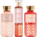 Bath and Body Works - Champagne Toast - Daily Trio - Shower Gel, Fine Fragrance Mist & Super Smooth Body Lotion