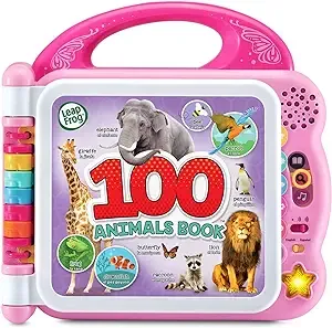 Leapfrog 100 Animals Book Frustration Free Packaging Pink