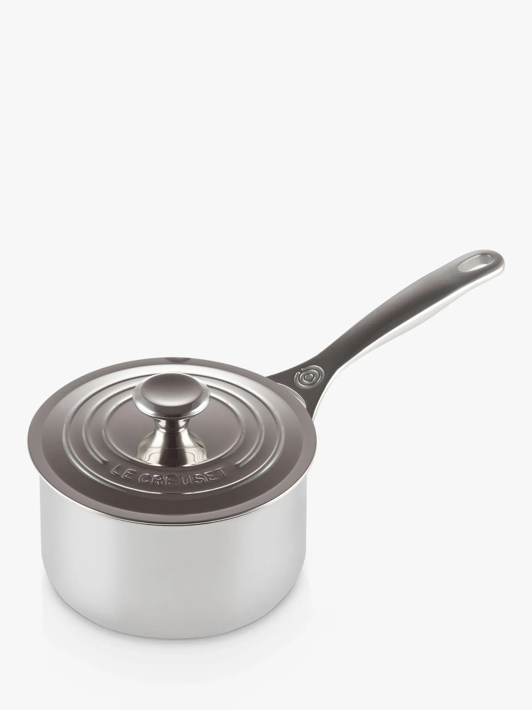 Le Creuset Signature Stainless Steel Saucepan with Lid, London, UK