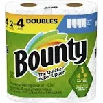 Bounty Select A Size White Paper Towels, 2 Double Rolls