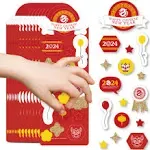 Big Dot of Happiness 2024 Year of the Dragon - Lunar New Year Favor Kids Stickers - 16 Sheets - 256 Stickers