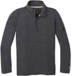 Smartwool Kids' Merino 250 Baselayer Zip T - Medium - Charcoal Heather