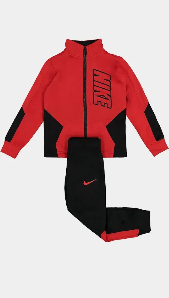 Boys Nike Full Zip Hoodie and Pants Two-Piece Track Set