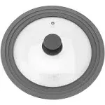 Cleverona Clever Lid - Universal Pan Lid - Large, Dark Grey, Gray