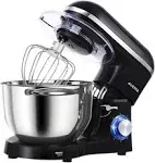 Aucma Stand Mixer,6.5-QT 660W 6-Speed Tilt-Head Food Mixer, Kitchen Electric ...