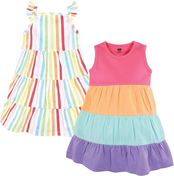 Hudson Baby Girls' Cotton Dress and Cardigan Set