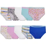 Fruit of the Loom Girls Briefs Panties Underwear 10 pairs Size 6