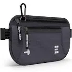 Zero Grid Money Belt w/RFID Blocking - Concealed Travel Wallet &