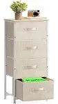 YITAHOME Dresser with 4 Drawers - Fabric Storage Tower, Organizer Unit for Bedroom, Living Room, Hallway, Closets & Nursery - Sturdy Steel Frame