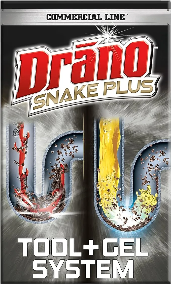 Drano Snake Plus Drain Cleaning Kit, 16-oz.