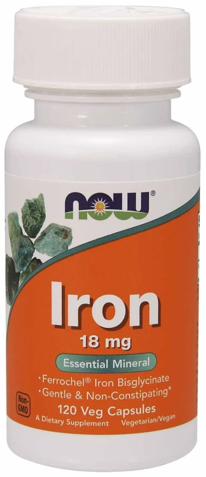 Now Foods Iron 18 mg