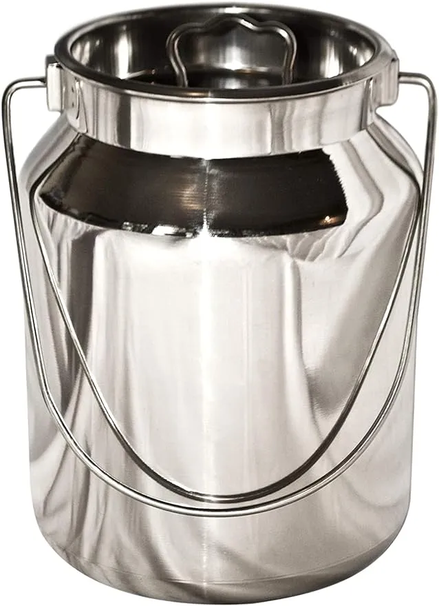 The Dairy Shoppe Stainless Steel Milk Can Tote (5 Liter)