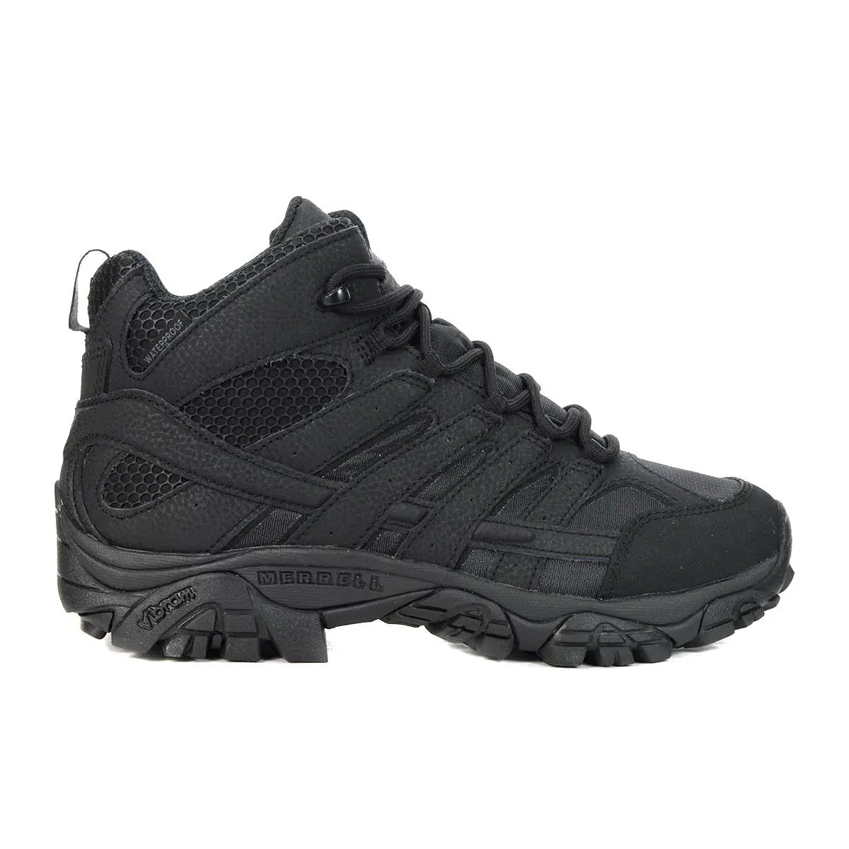 Merrell Moab 2 Mid Tactical Waterproof Boot Black