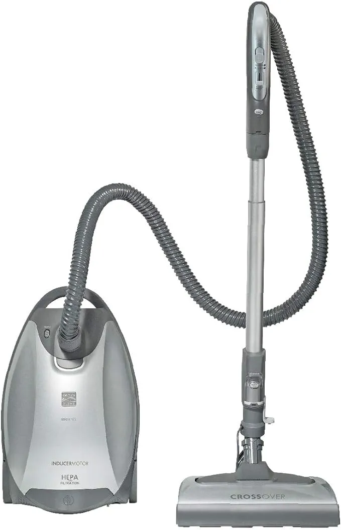 Kenmore Elite 21814 Pet Friendly Crossover Lightweight Bagged HEPA Canister Vacuum with Pet Powermate, Extended Telescoping Wand