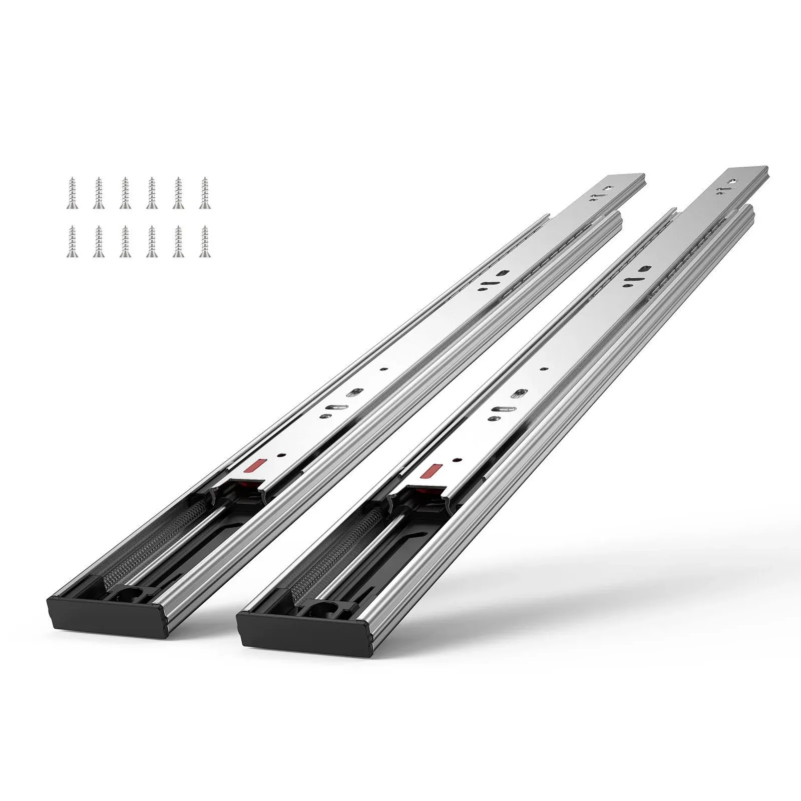 VEVOR Drawer Slides Side Mount Rails Heavy Duty Full Extension Steel Track