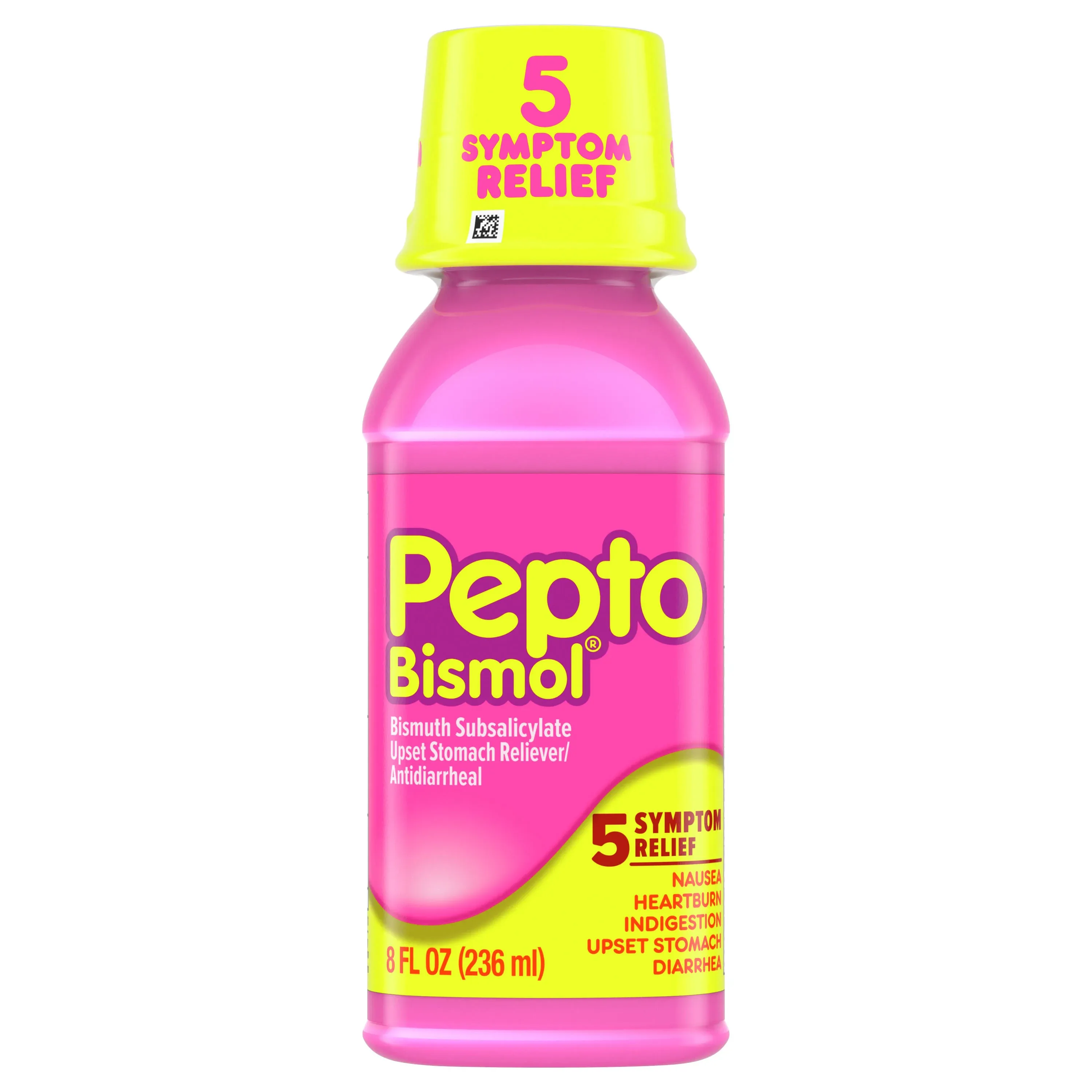 Pepto-Bismol Liquid 5 Symptom Digestive Relief Original - 8 fl oz bottle